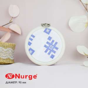 Nurge Round Rubber Embroidery Hoops with Suspension 230-1 (95 mm.)